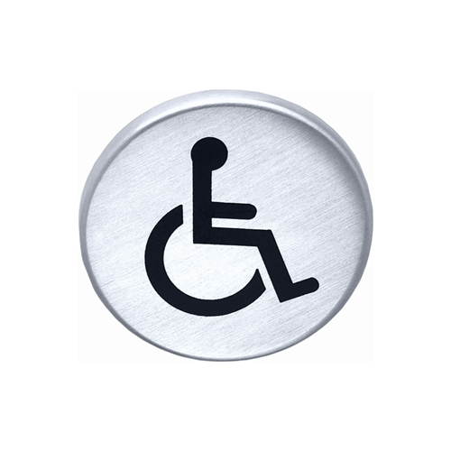 Pictogram Rvs A2 Oxloc - 62010 Ø50MM
