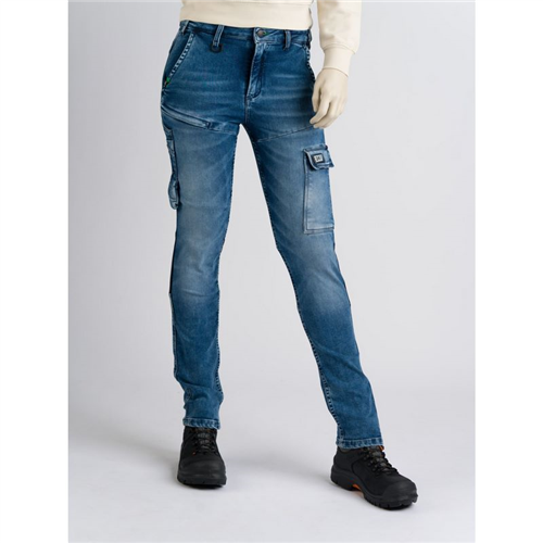 Werkspijkerbroek Dames 247Jeans - PANDA W23 WORKWEAR W40/L34