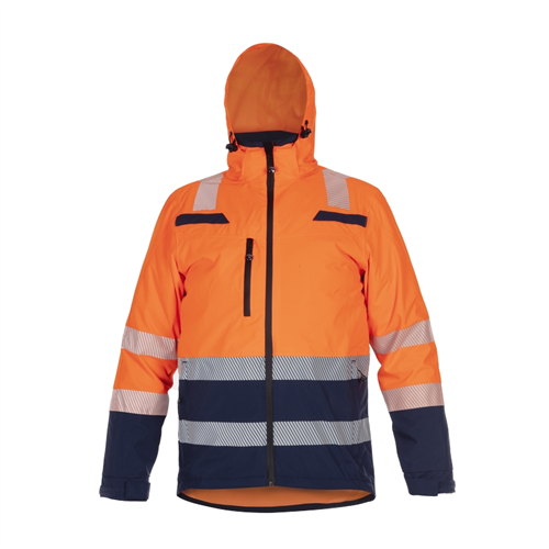 Parka Simply No Sweat Light Hydrowear - BOSTON ORANJE FLUOR/NAVY S