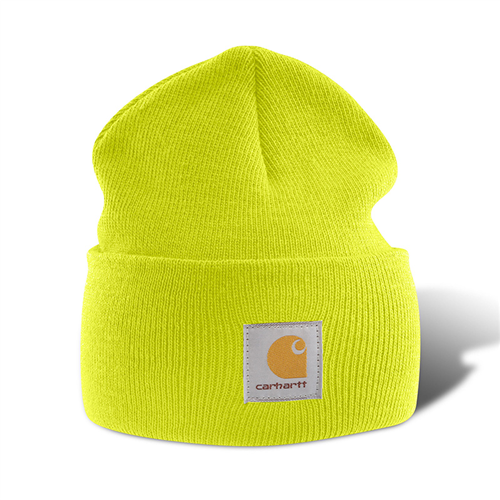 Muts Beanie Carhartt - A18 FLUORESCEREND GEEL