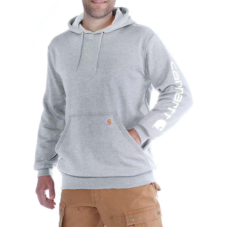 sweatshirt logo hoodie carhartt