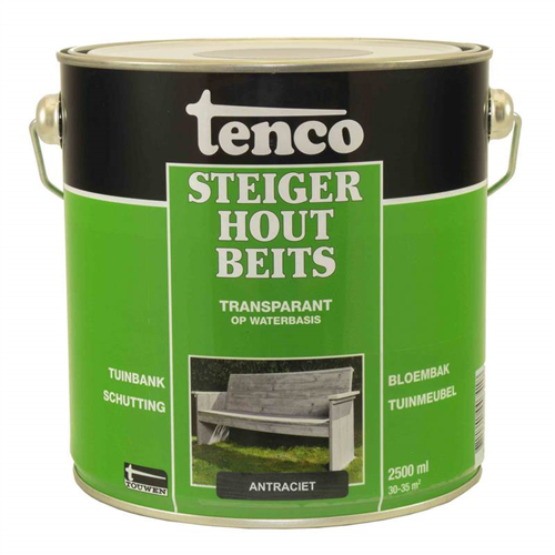 Steigerhoutbeits Transparant Tenco - 2500ML ANTRACIET 2500ML