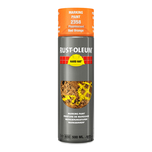 Markeerverf Hardhat Fluoreserend Oranje - 2358 500ML