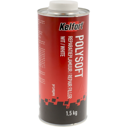 Polyesterplamuur Kelfort - POLYSOFT 1.5KG WIT