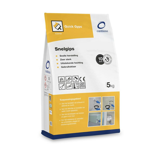 Vulmiddel Snelgips Cantillana - 5KG