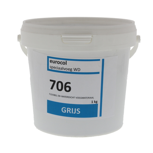 Voegmortel Eurocol - WD 706 GRIJS 1KG