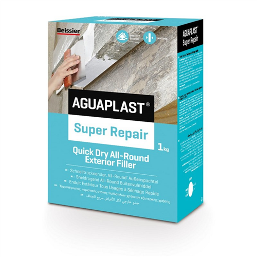 Vulmiddel Buiten Steen Aguaplast - 1KG SUPER REPAIR - EXTERIOR