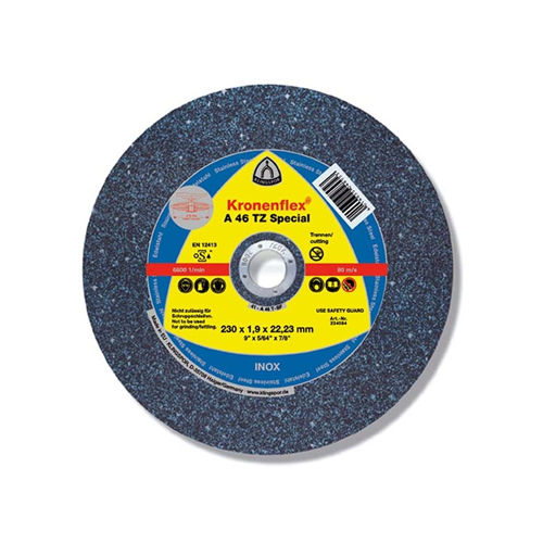 Doorslijpschijfset Klingspor - A46TZ 180X1.6X22.23MM à 25 ST.