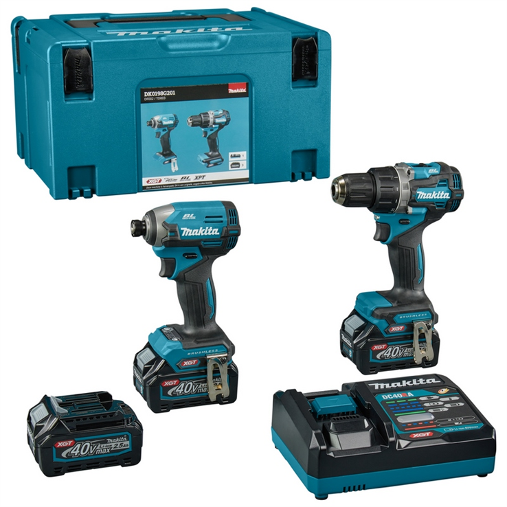 accu combiset makita 2.5Ah/40.0V