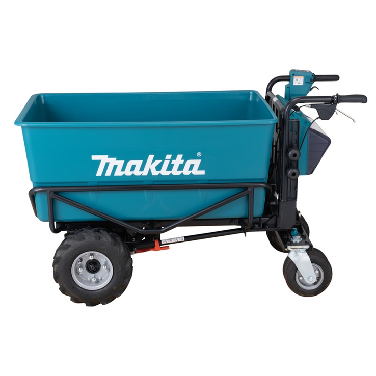 accu kruiwagen met laadbak makita