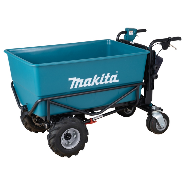 accu kruiwagen met laadbak makita