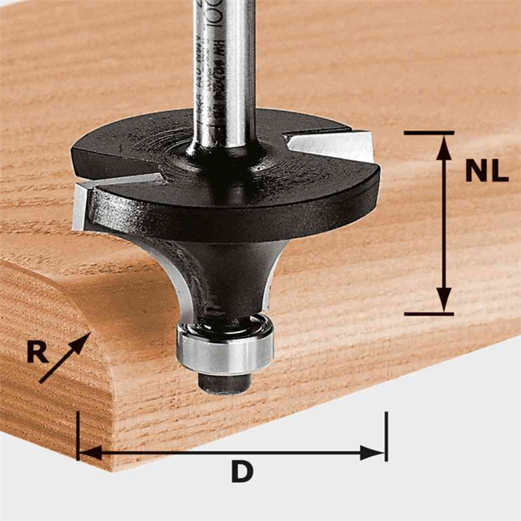 afrondfrees hardmetaal festool