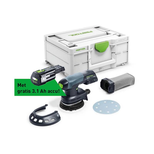 Accu Schuurmachine Excenter Festool - ETSC125-BASIC-ERGO 18.0V