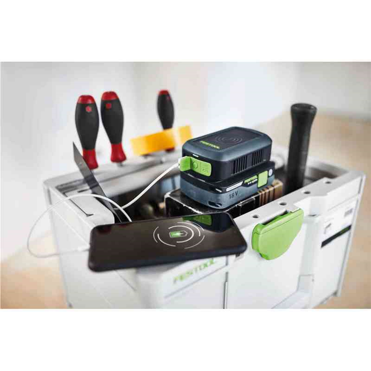 telefoonoplader festool actie