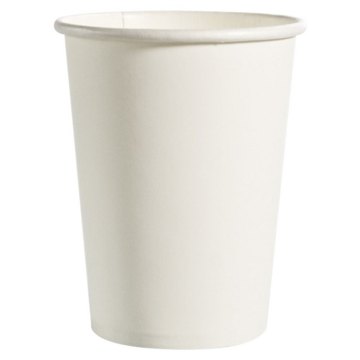 drinkbekers karton koffiemotief/blanco