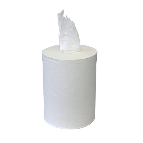 Poetspapier 1-Laags Euro Midi - 240MM X 275M WIT