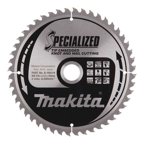 Cirkelzaagblad Hm Makita - 235X2.3X30MM 48T ATB