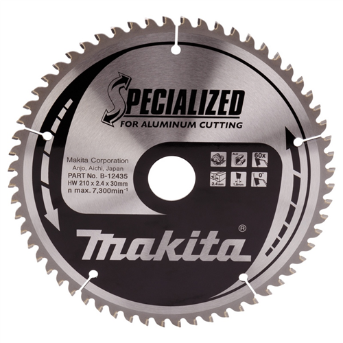 Cirkelzaagblad Hm Makita - 210X2.4X30MM 60T TCG