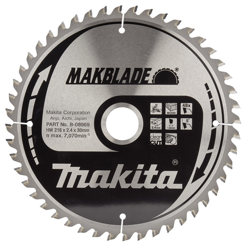 Cirkelzaagblad Hm Makita - 216X2.1X30MM 48T