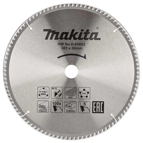 Cirkelzaagblad Hm Makita - 305X2.8X30MM 100T TCG