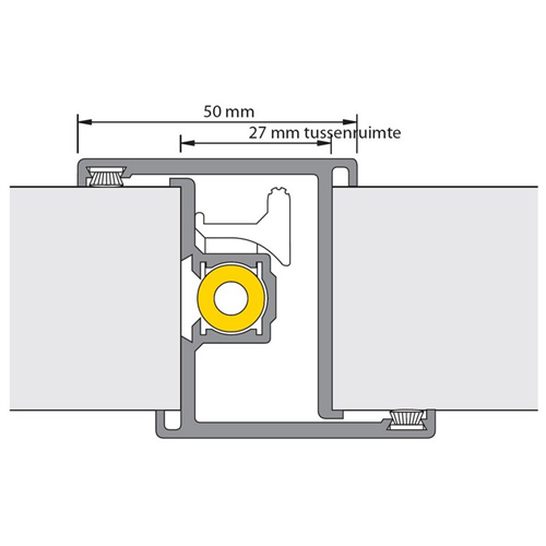 Deurnaald Alprokon P-Prefab-2 - PREFAB 2200MM / DD.40MM