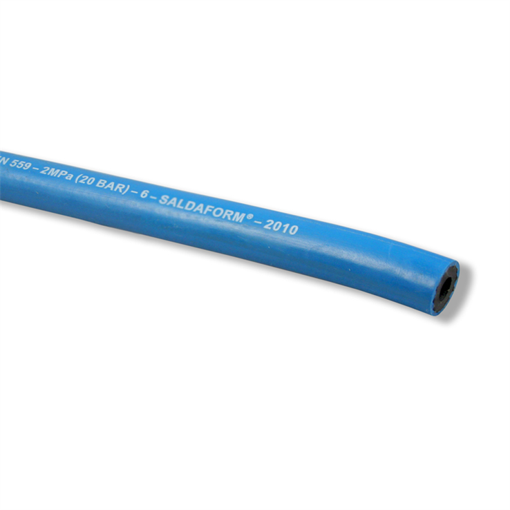 zuurstofslang geribd sbr/epdm blauw