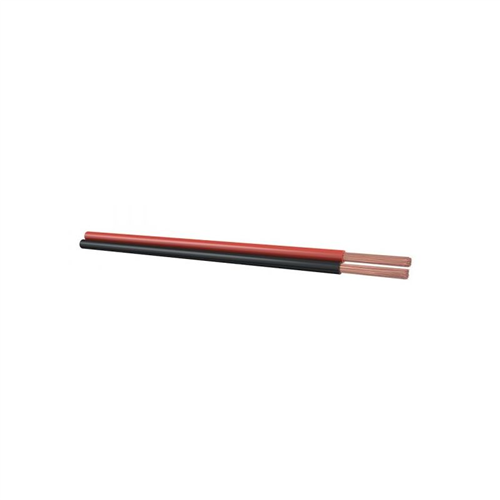 Luidsprekersnoer Pvc - 2X2.5MM2 ECA ZWART/ROOD