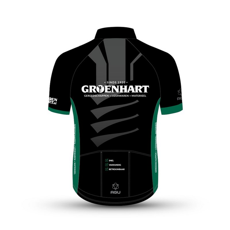 fietsshirt heren agu groenhart