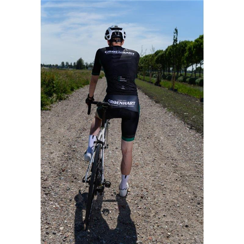 Fietsbroek Heren Agu Groenhart - PERFORMANCE ZWART XXL