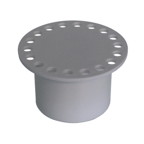 Putrooster Pvc Grijs - Ø 81MM