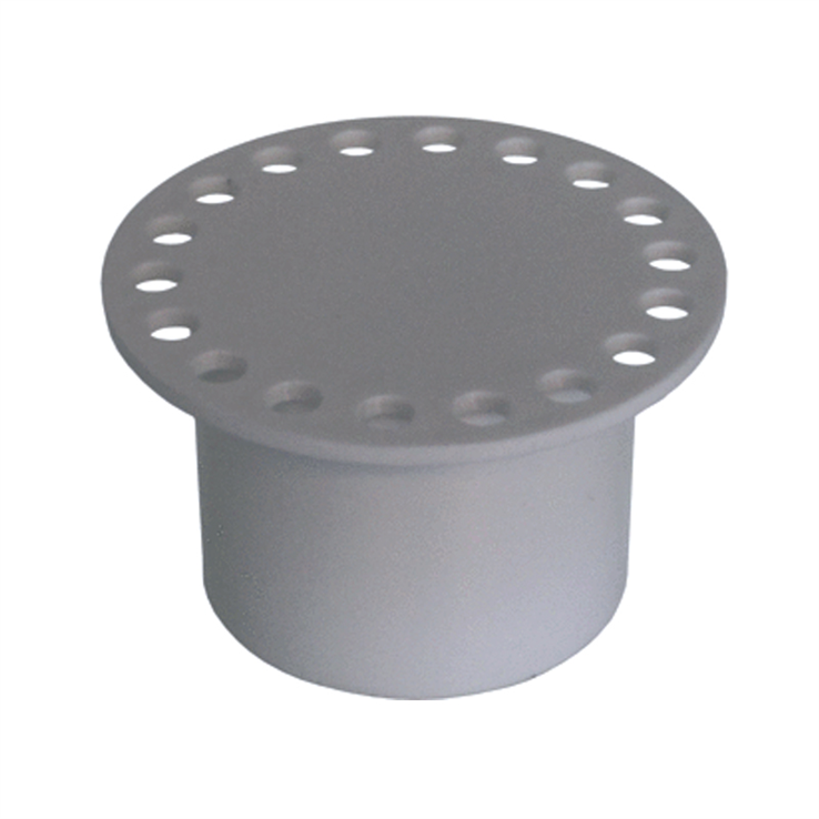 putrooster pvc grijs