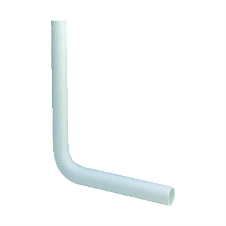 vloerbuis haaks pvc wit viega