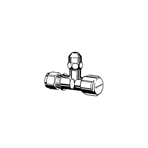 Hoekstopkraan Knel Chroom Schell - 15 X 10MM KNEL