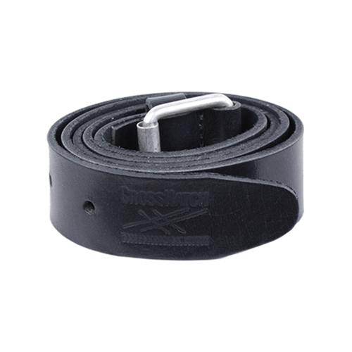 Riem Leder Crosshatch -  850X35MM ZWART
