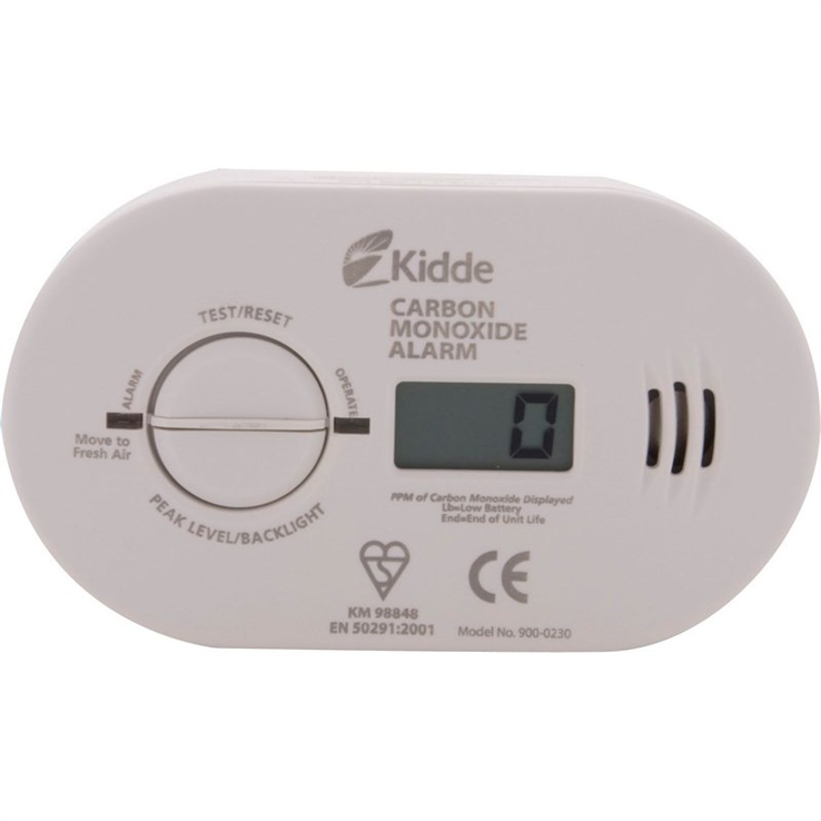 koolmonoxidemelder digitaal kidde