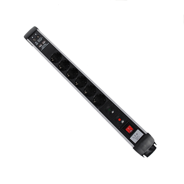 tafelcontactdoos met snoer 1.5m deltac
