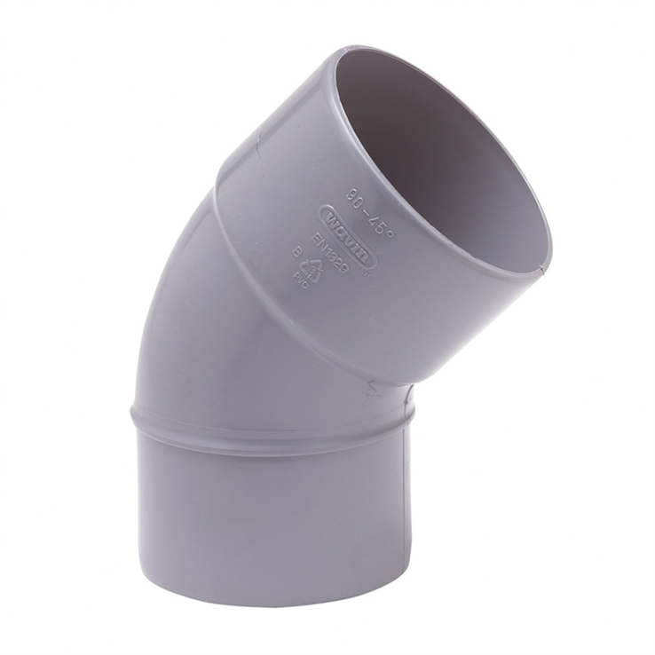 bocht pvc grijs rwa