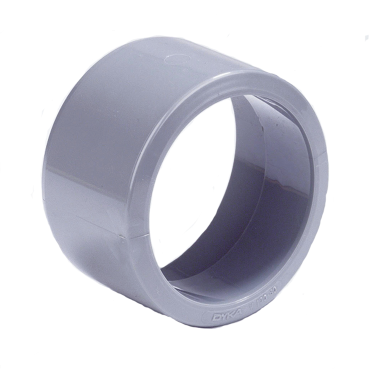 inzetverloopring pvc grijs spie/mof