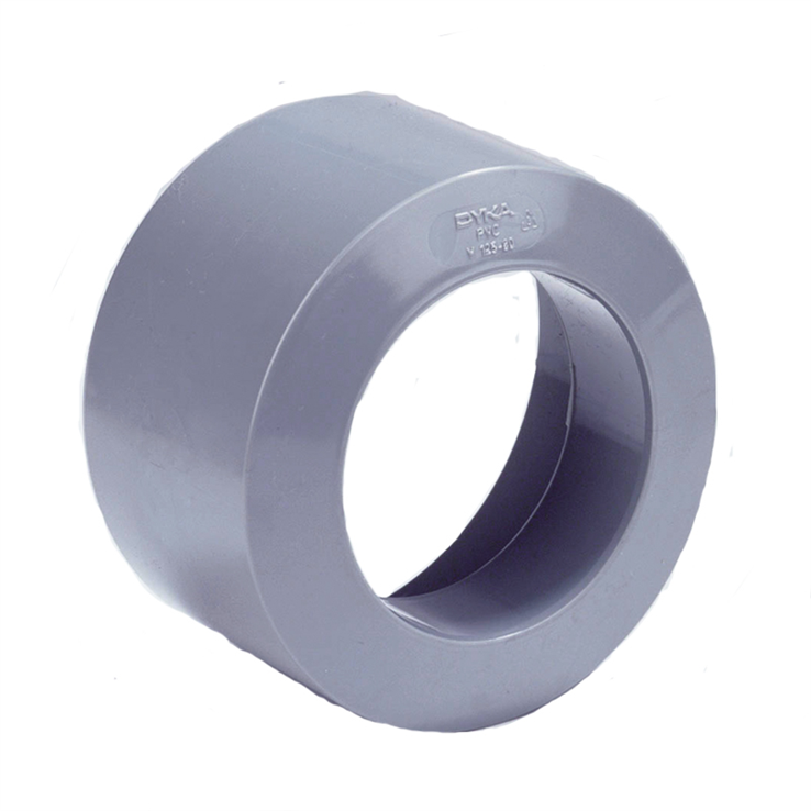 inzetverloopring pvc grijs spie/mof