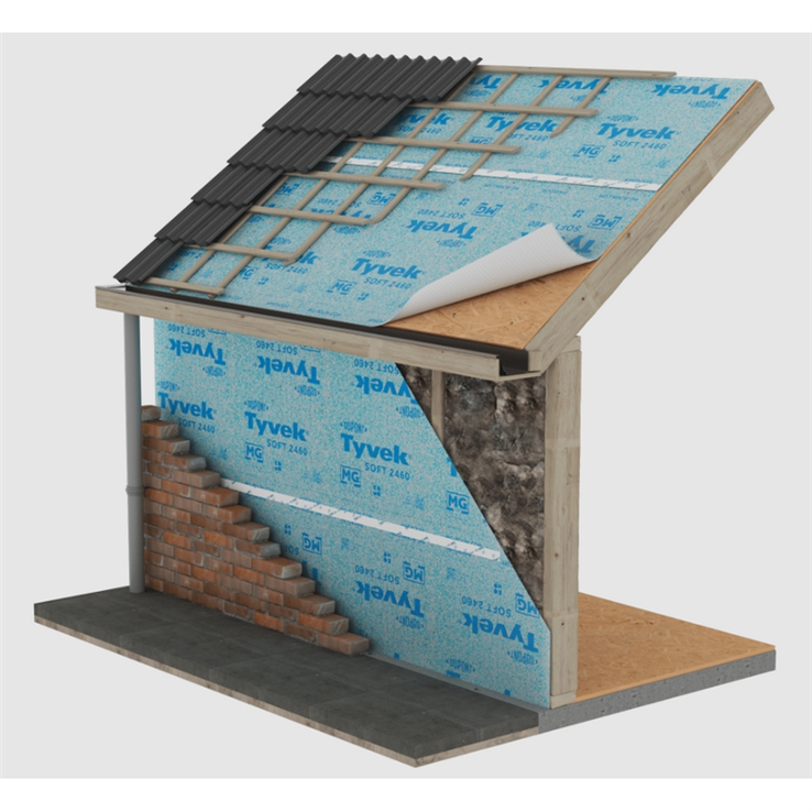 tyvek roofliner soft folie