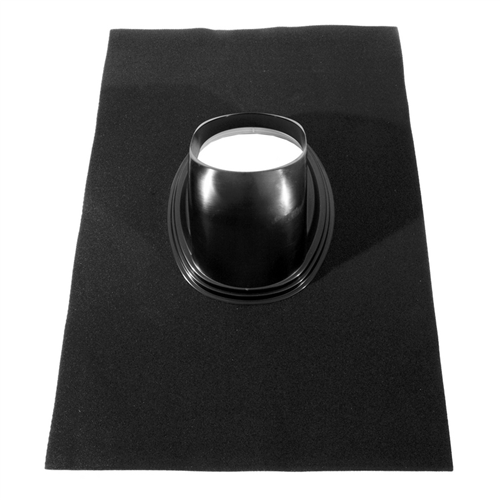 Dakdoorvoerpan Ubiflex Ubbink - 166MM 35-55° ZWART