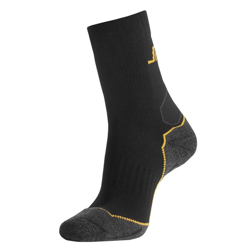 Sokken Snickers Woolmix - 9202 ZWART/GRIJS MT 37-39