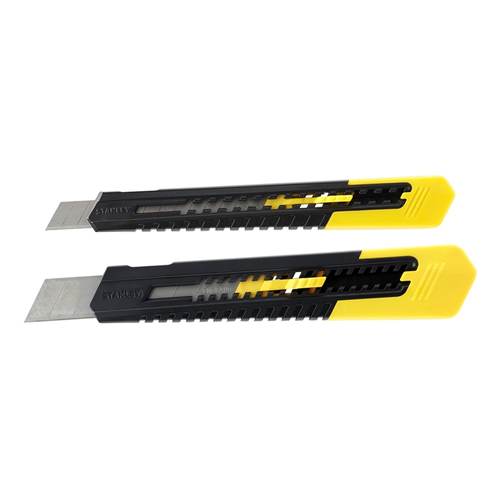 Afbreekmessenset Stanley -  9MM+18MM SET à 2 STUKS