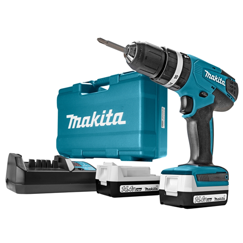 Accu Klopboor-/ Schroefmachine Makita - HP347DWEX3 14.4V