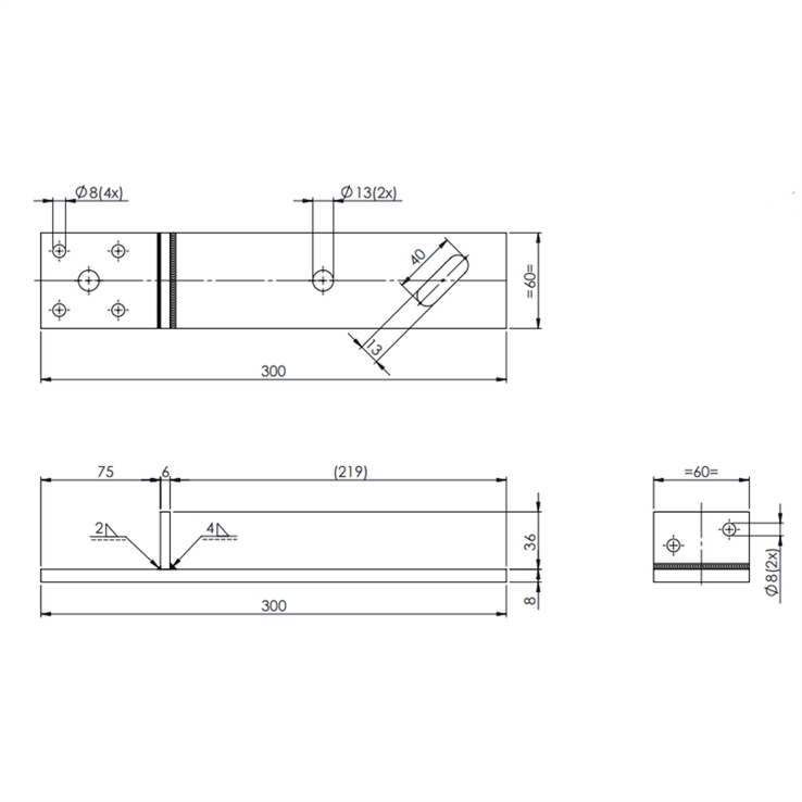 vloer hsb-strip met lip elvz