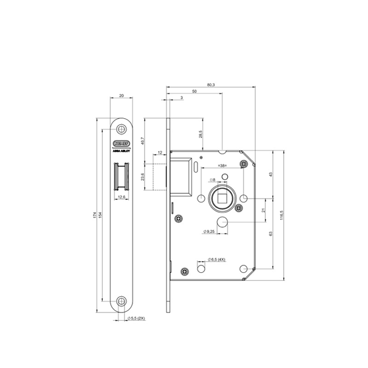 magneetslot insteek loop nemef