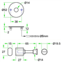 toiletrozet rvs a2 oxloc-9