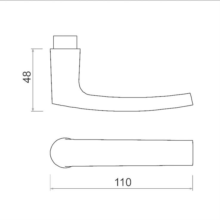 deurkruk aluminium f1 ami