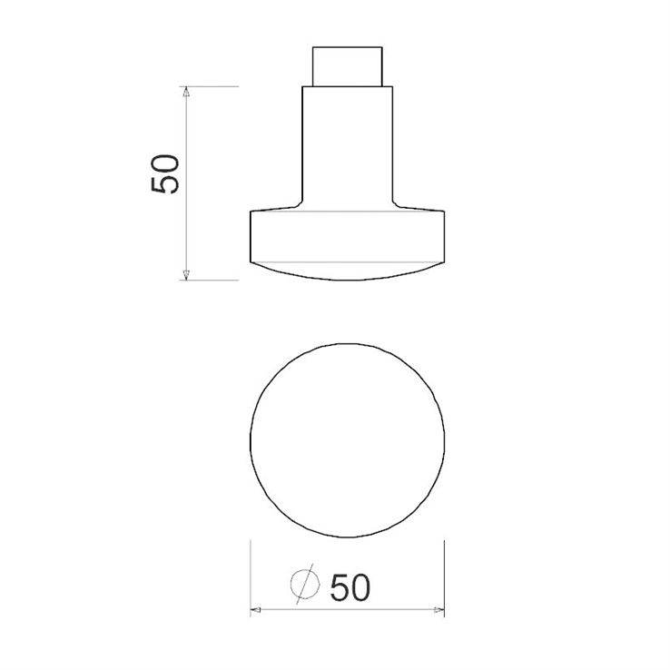 knopkruk gatdeel aluminium f1 ami