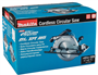 accu cirkelzaagmachine makita 270mm-16